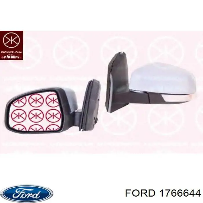 1766644 Ford espejo retrovisor izquierdo