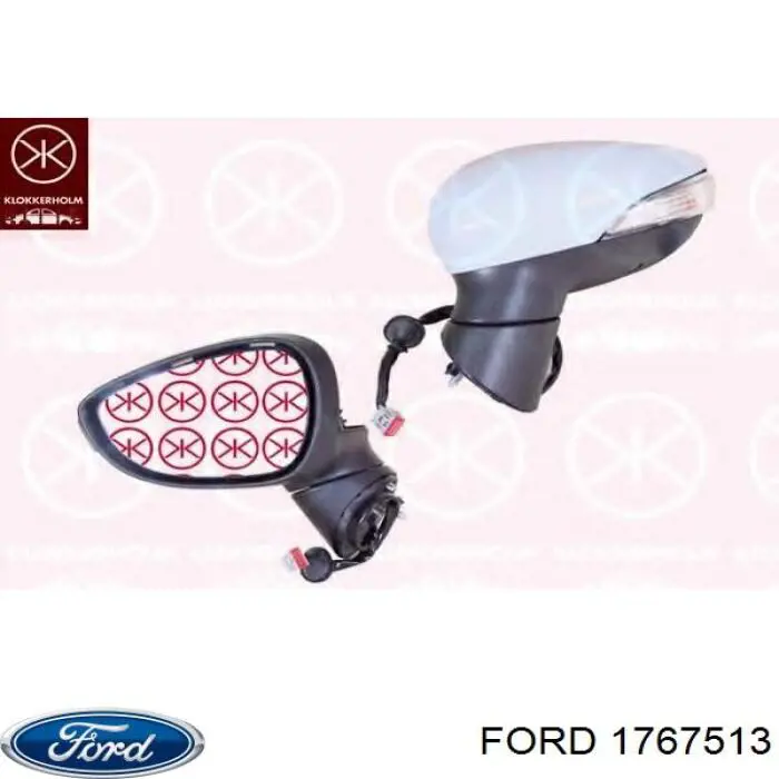 1767513 Ford espejo retrovisor derecho