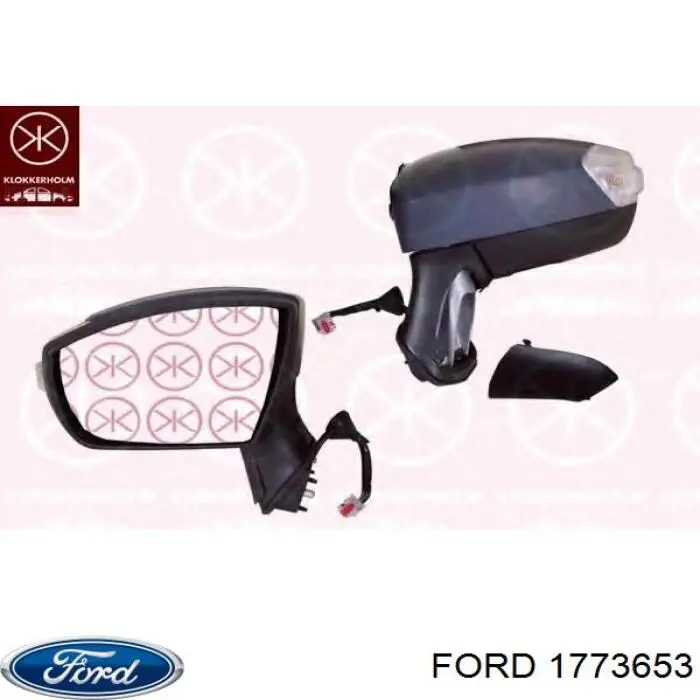 1773653 Ford Espejo retrovisor izquierdo
