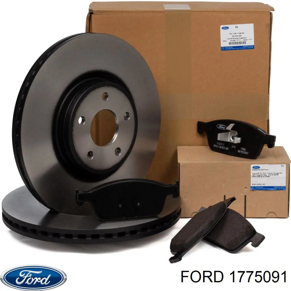 Pastillas de freno delanteras Ford Focus 3 CB8