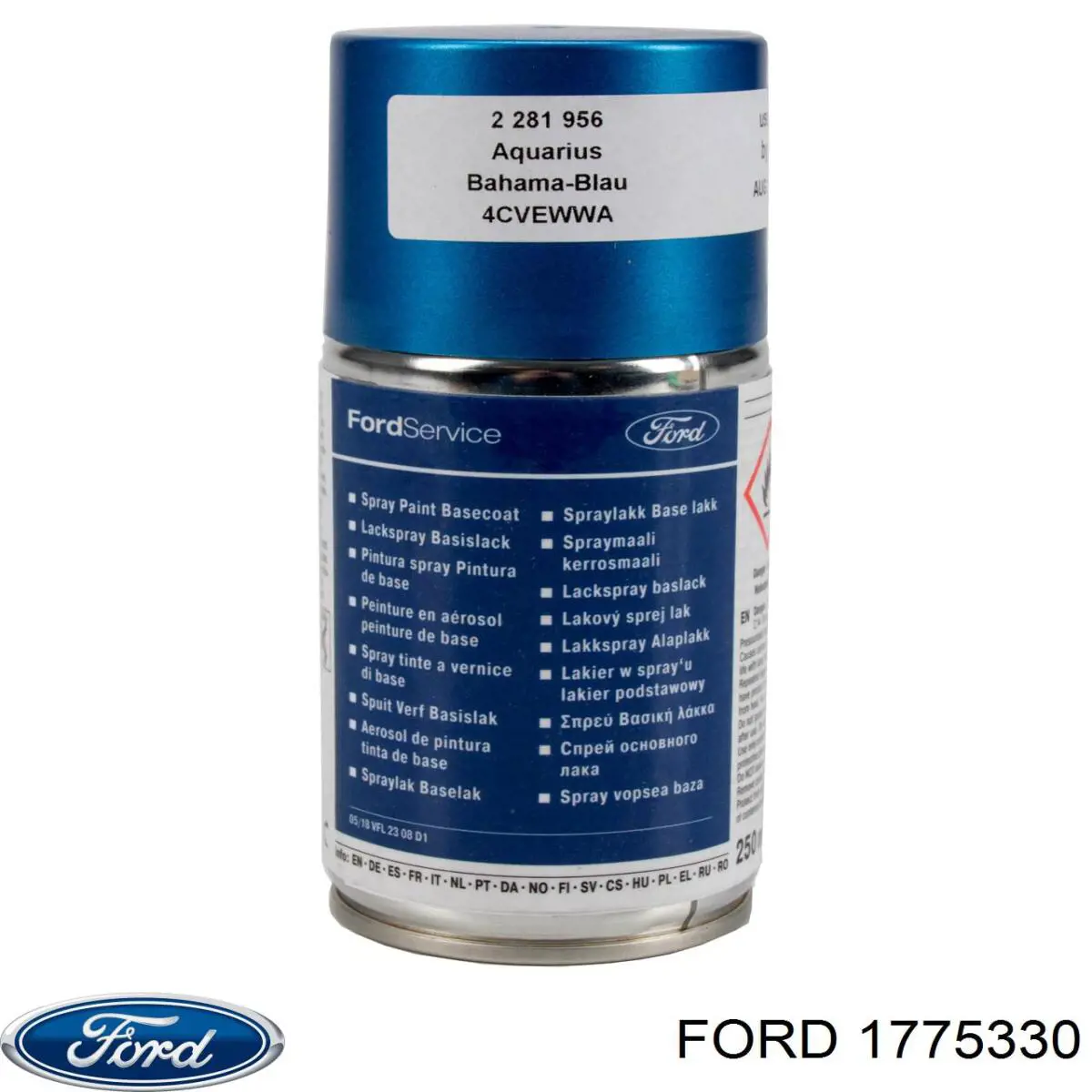 1775330 Ford reparacion automatica de esmalte