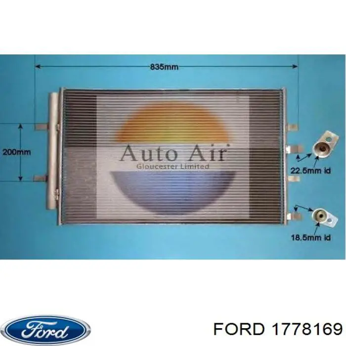 Comprar 1778169 Ford Condensador de aire acondicionado