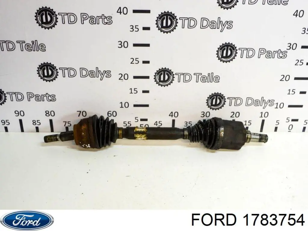 1783754 Ford árbol de transmisión delantero izquierdo