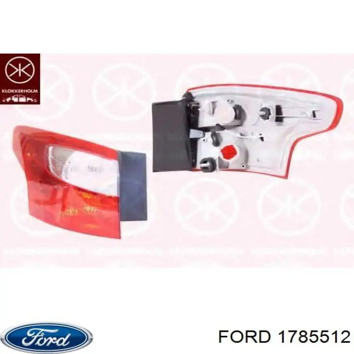 Piloto trasero derecho exterior Ford Focus 3 