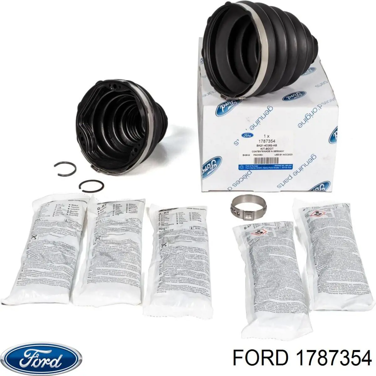 1787354 Ford juego de fuelles, árbol de transmisión delantero