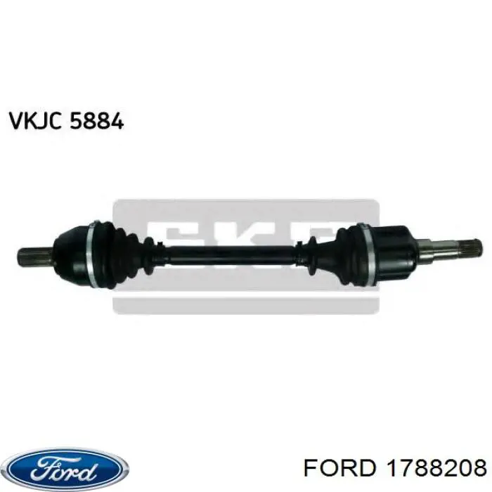 Semieje delantero izquierdo Ford 1788208 precio, desde 81,31 EUR