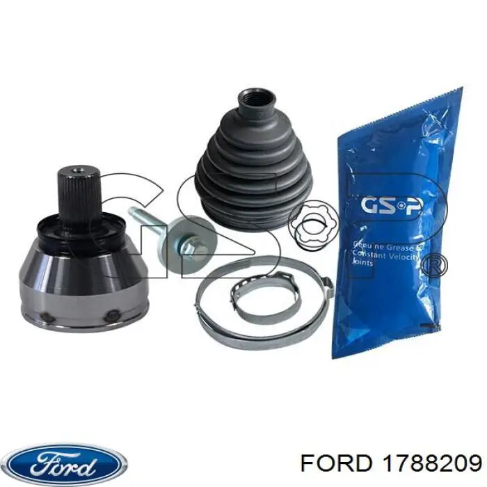 1788209 Ford árbol de transmisión delantero izquierdo