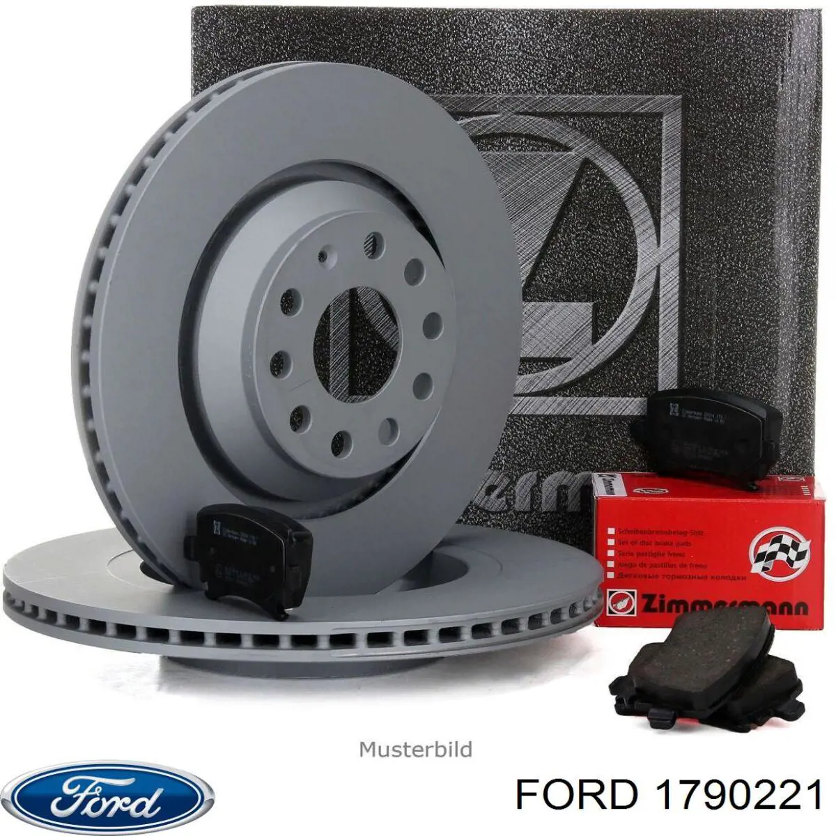 Freno de disco delantero Ford Focus 3 CB8