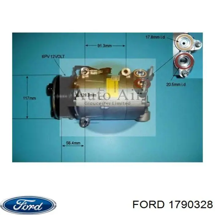 Compresor ac Ford 1790328 precio, desde 248,29 EUR