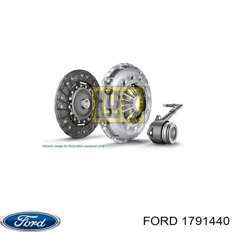 1791440 Ford kit de embrague (3 partes)