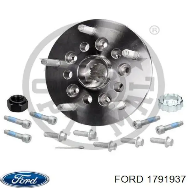 1791937 Ford cubo de rueda delantero
