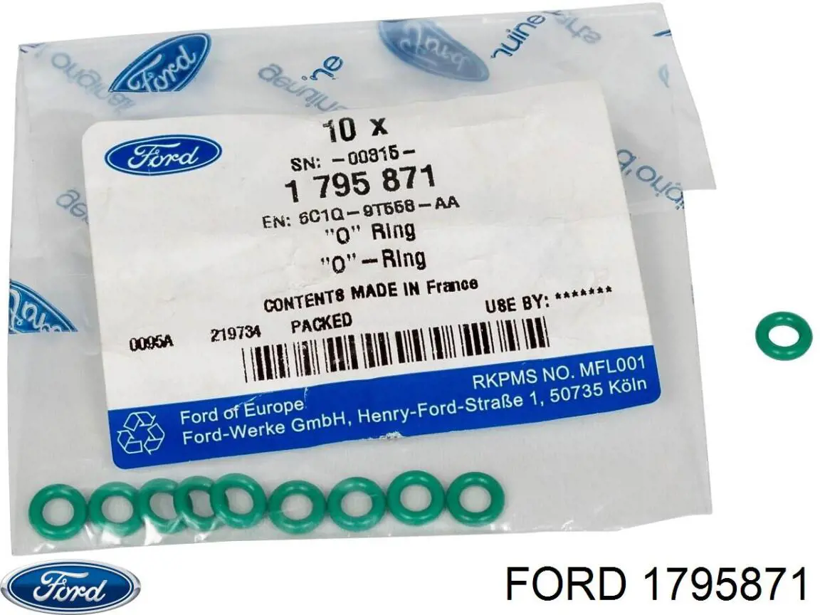 1795871 Ford anillo obturador, tubería de inyector, retorno