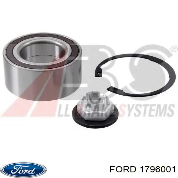 1796001 Ford cojinete de rueda delantero