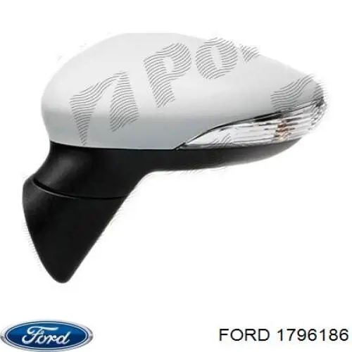 1849378 Ford espejo retrovisor derecho