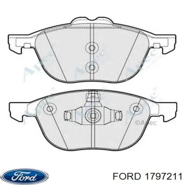Comprar 1797211 Ford Pastillas delanteras de freno