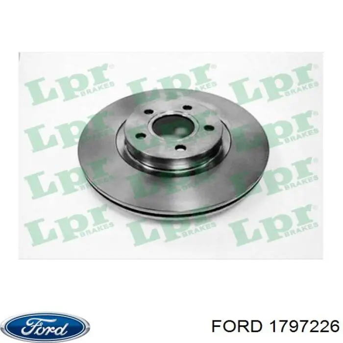 Freno de disco delantero Volvo V40 525, 526