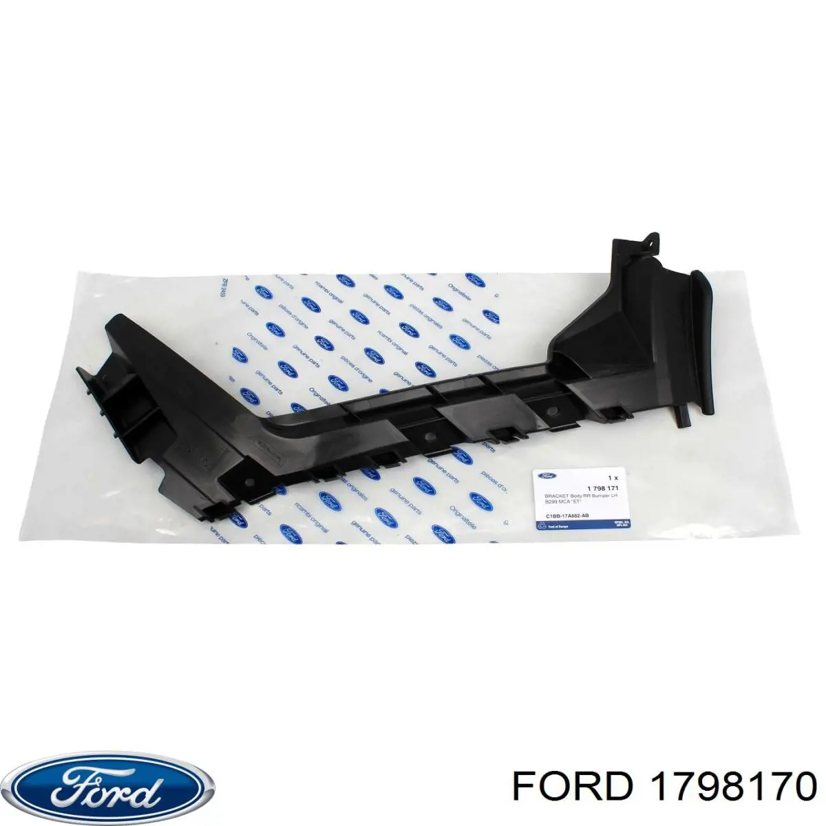 1767519 Ford soporte de parachoques trasero derecho