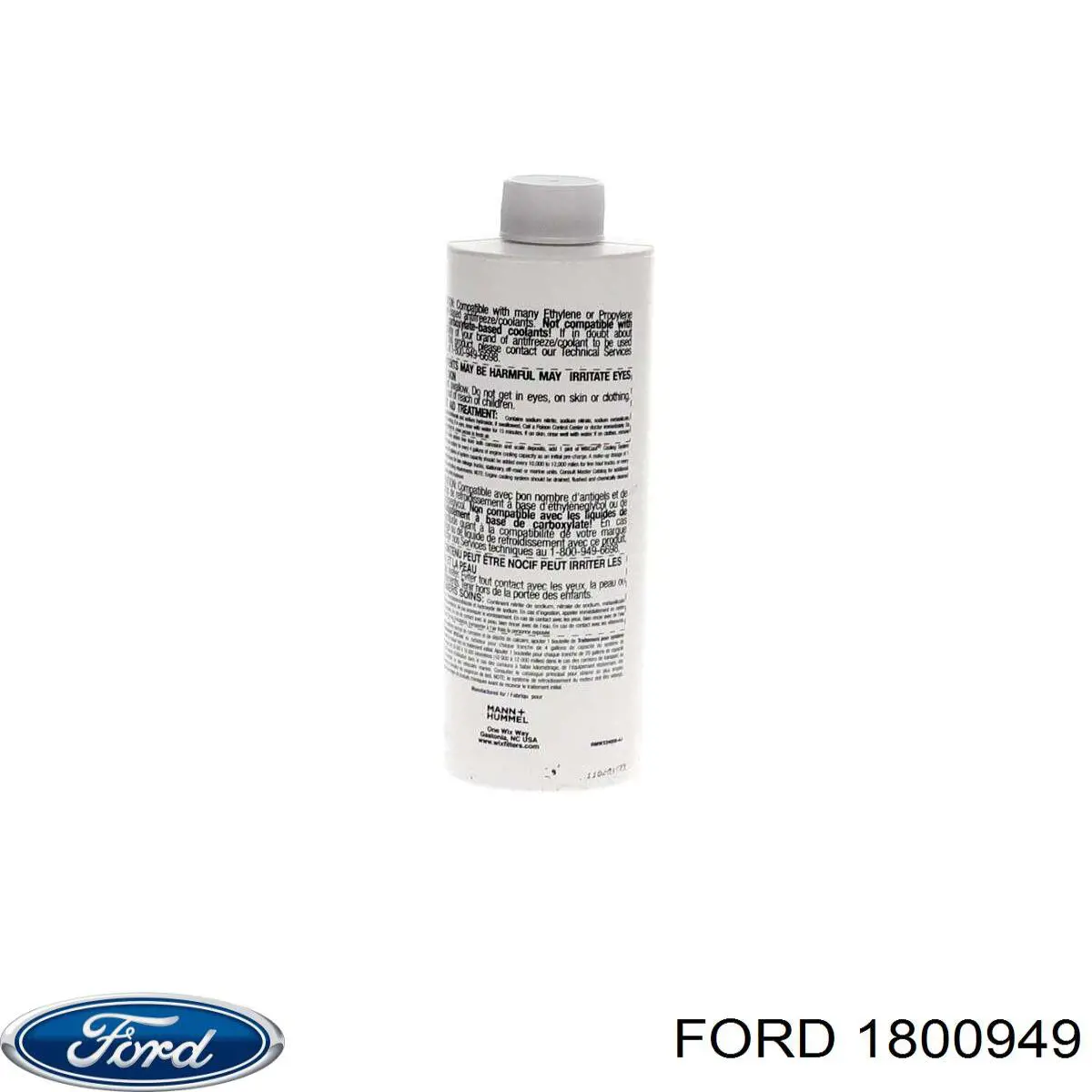 1800949 Ford Carcasa del tubo de llenado del tanque de combustible
