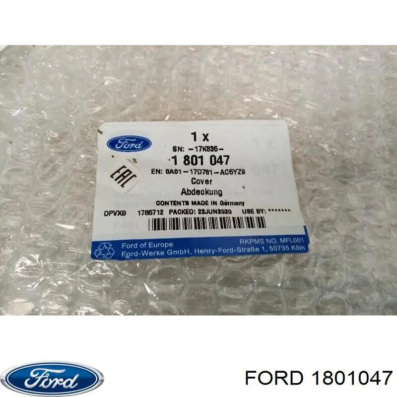 Moldura central del parachoques trasero Ford 1801047 precio, desde 239,83 EUR