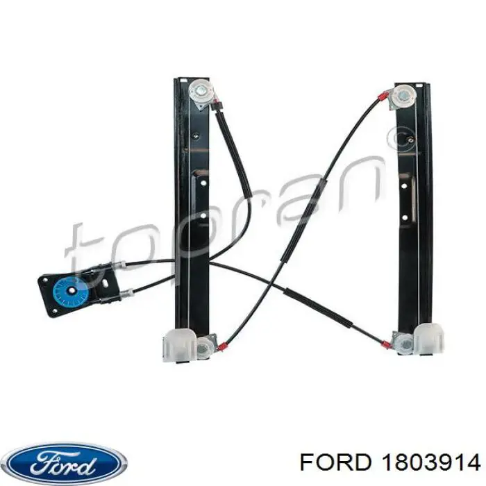 1803914 Ford mecanismo de elevalunas, puerta delantera derecha