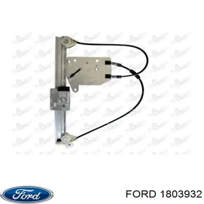 1803932 Ford mecanismo de elevalunas, puerta trasera izquierda