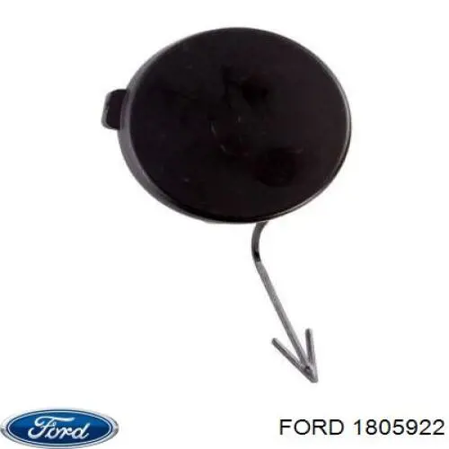 1805922 Ford tapa del enganche de remolcado delantera
