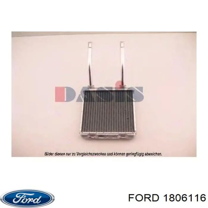 Radiador de calefacción Ford 1806116 precio, desde 26,67 EUR