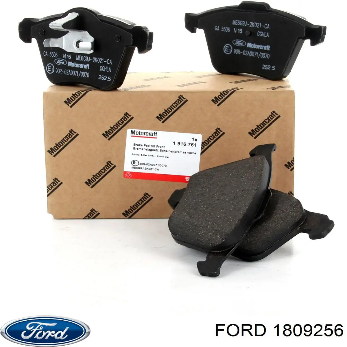 Pastillas de freno delanteras Ford 1809256