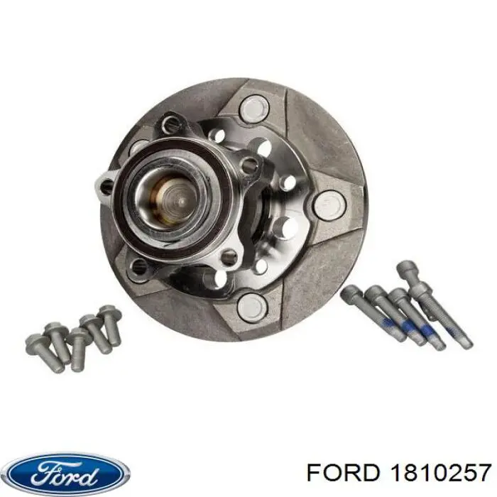 1810257 Ford cubo de rueda delantero