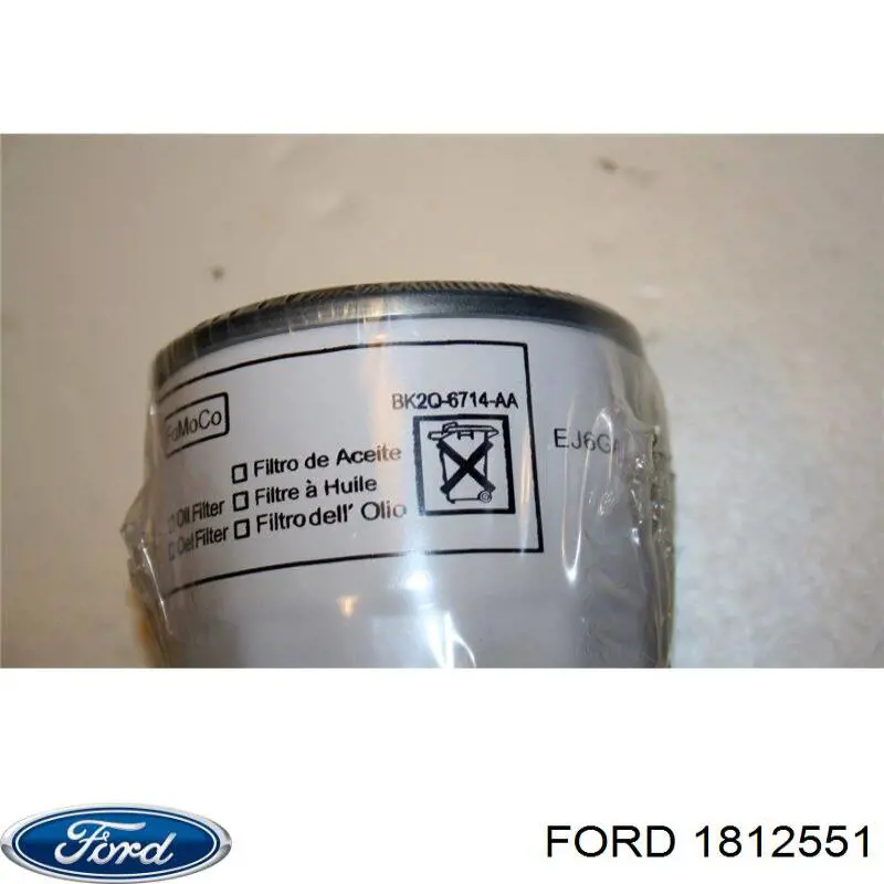 Filtro de aceite motor Ford 1812551