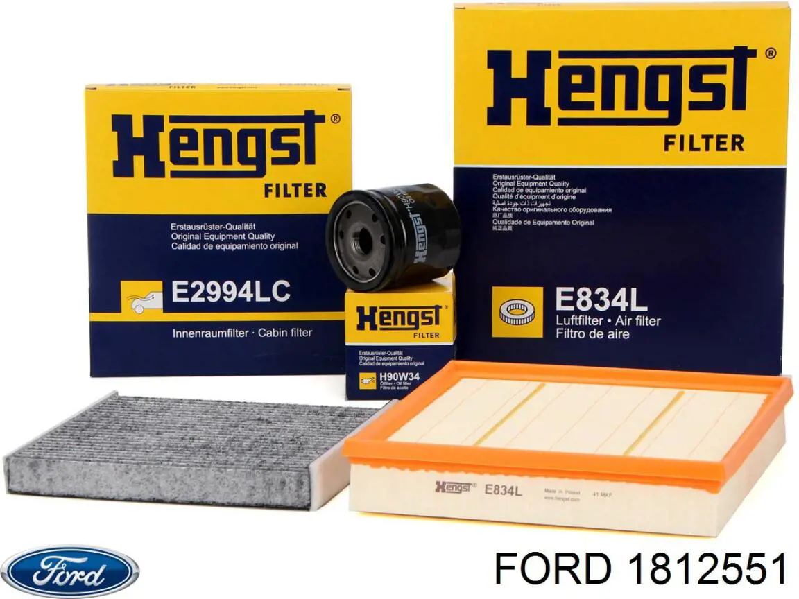 Filtro de aceite 1812551 Ford