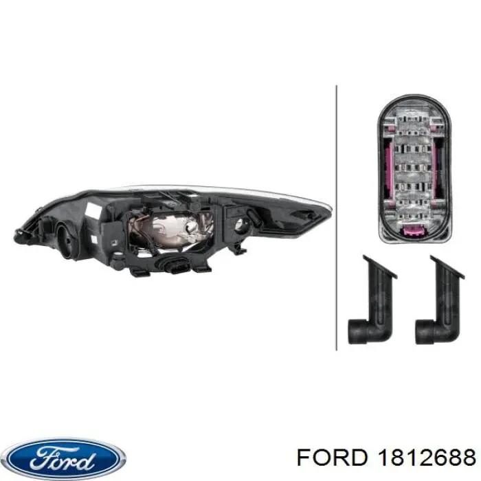 Faro derecho Ford 1812688 precio, desde 129,23 EUR