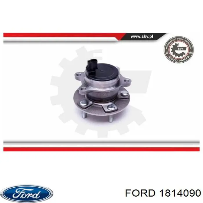 1814090 Ford cubo de rueda trasero