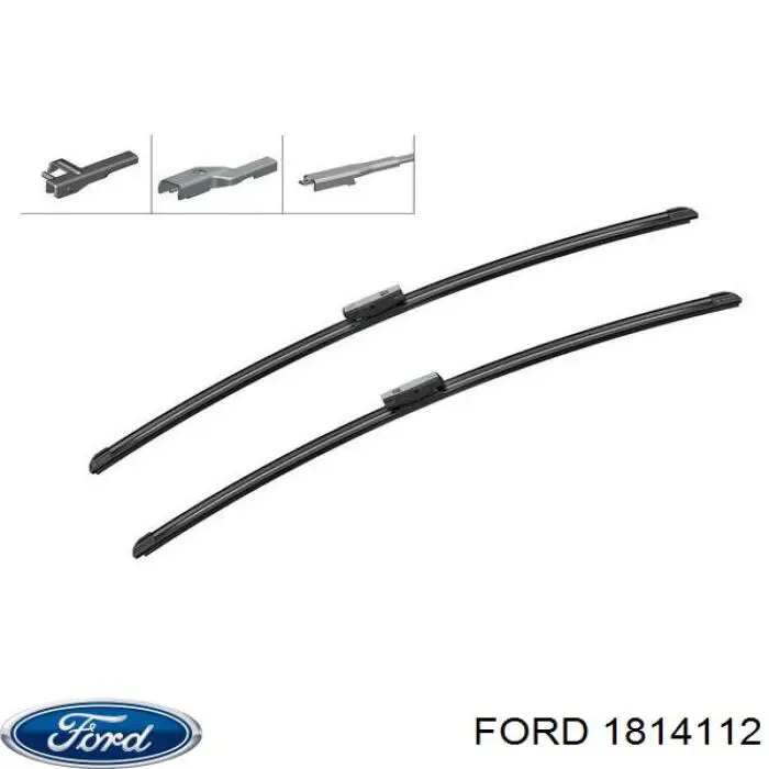 Comprar 1814112 Ford Juego de escobillas de luna delantera, 2 piezas