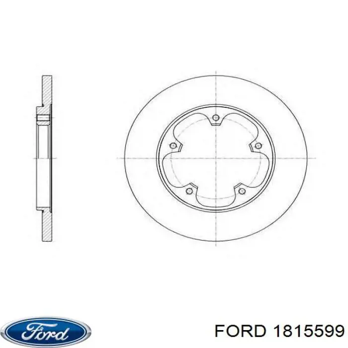 Comprar 2226519 Ford Disco de freno trasero