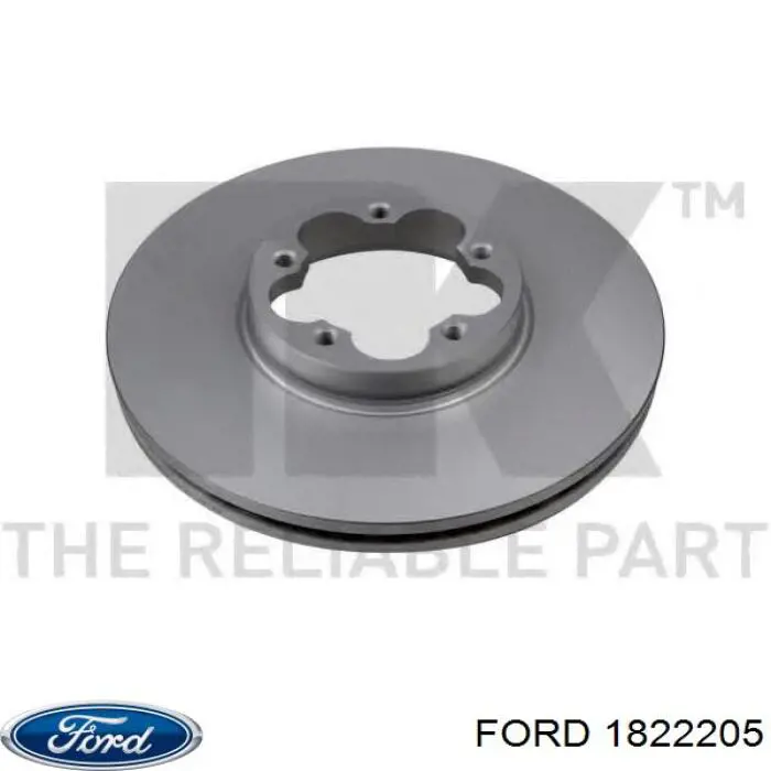 Comprar 1822205 Ford Freno de disco delantero