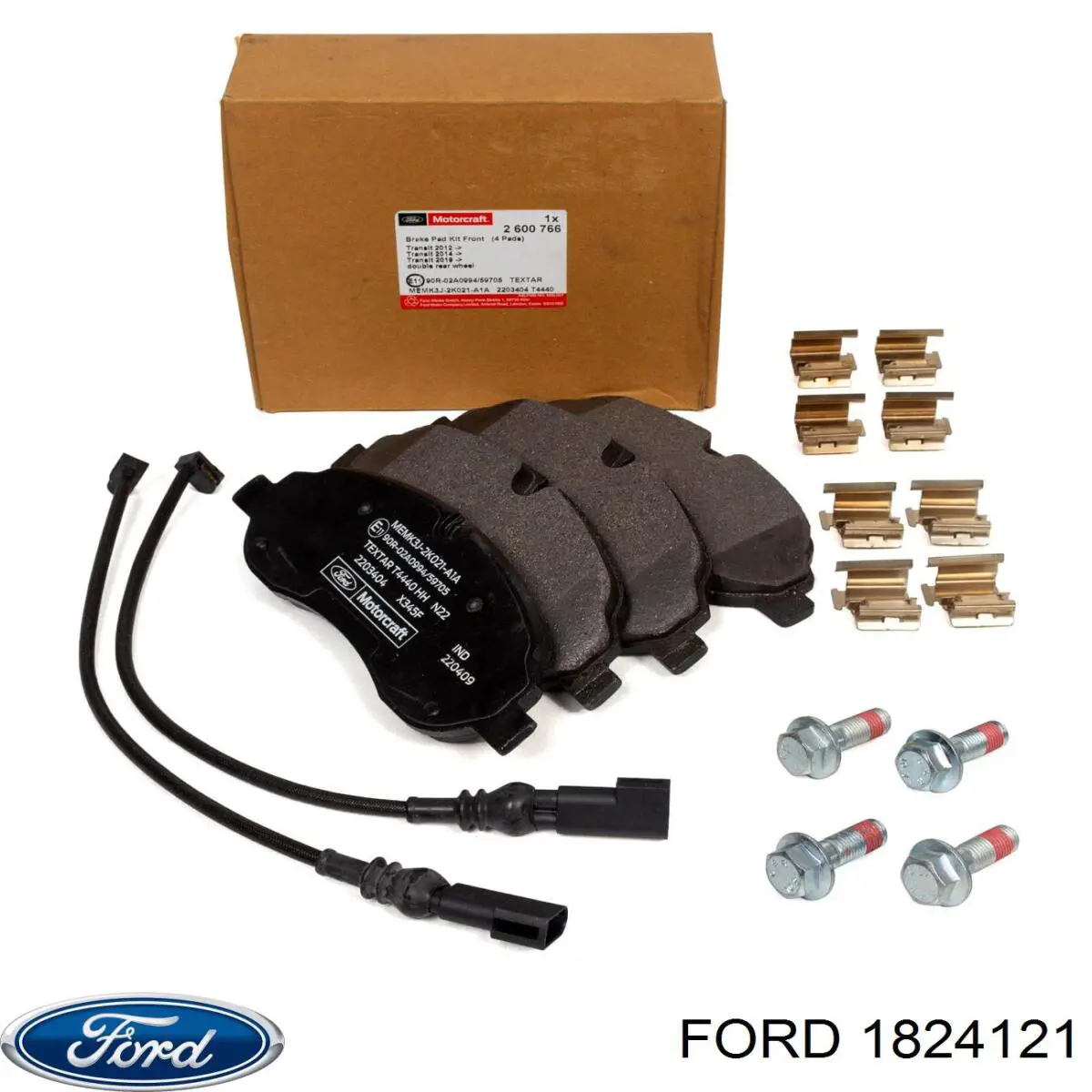 1824121 Ford pastillas de freno delanteras