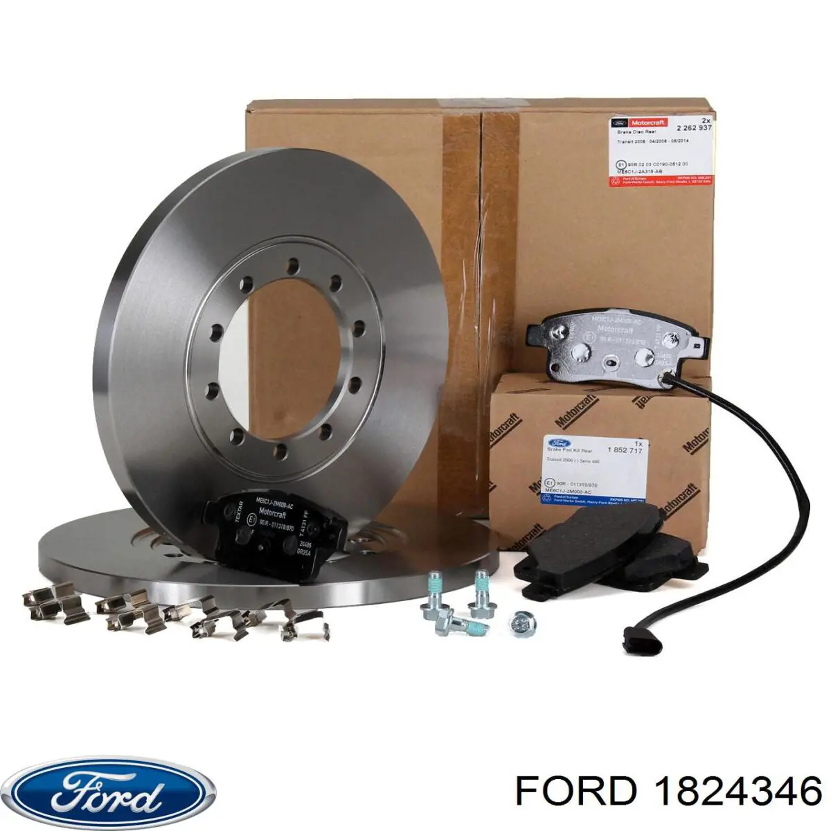 Pastillas de freno delanteras Ford Transit 6 V347/8