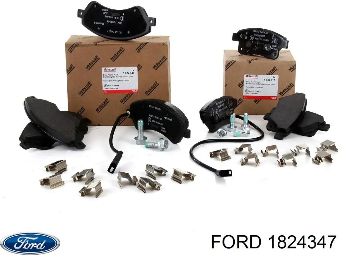 Pastillas de freno delanteras Ford 1824347