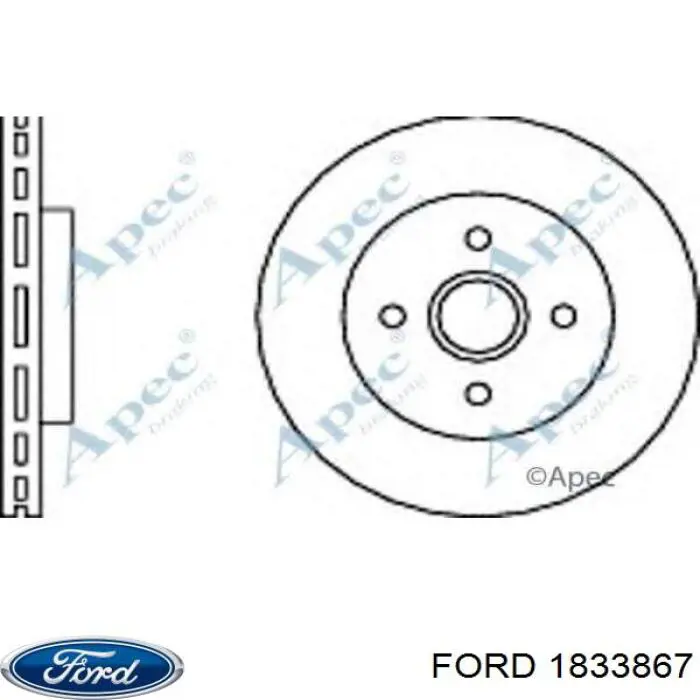 Frenos delanteros Ford 1833867 precio, desde 45,19 EUR