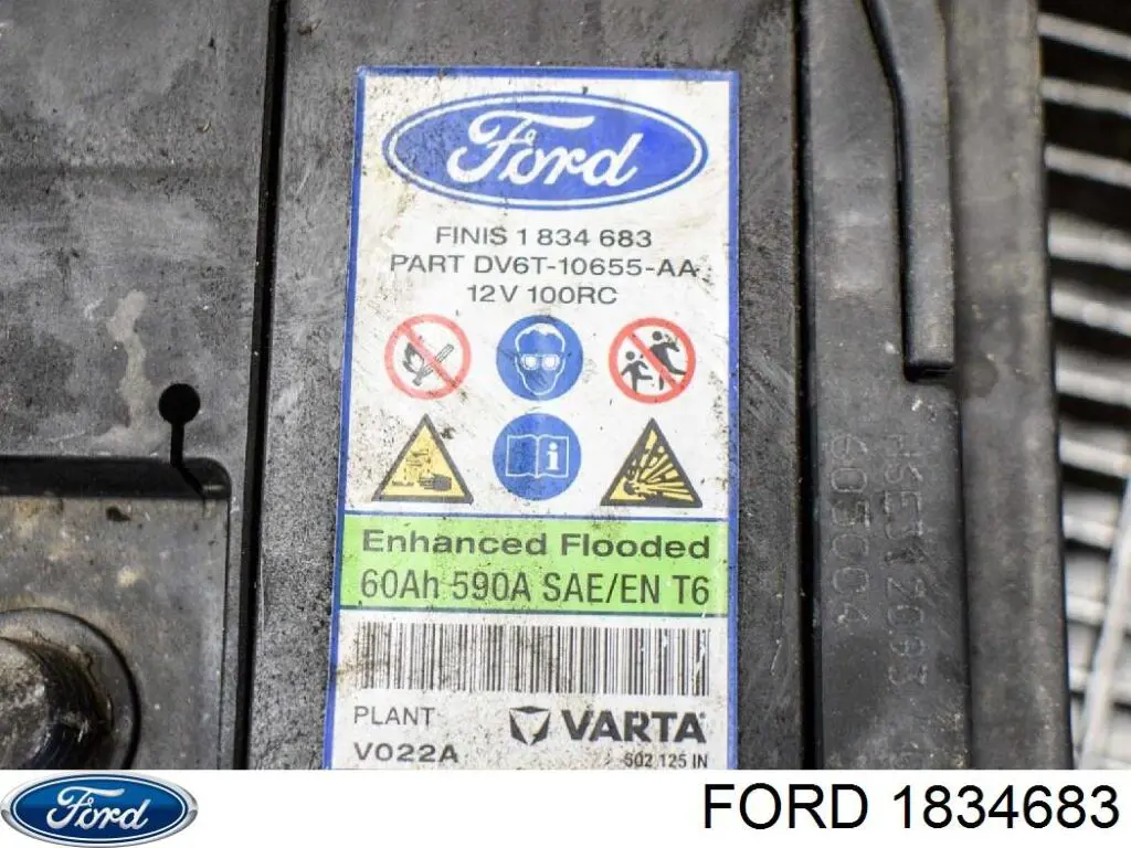 1834683 Ford Batería Start-Stop