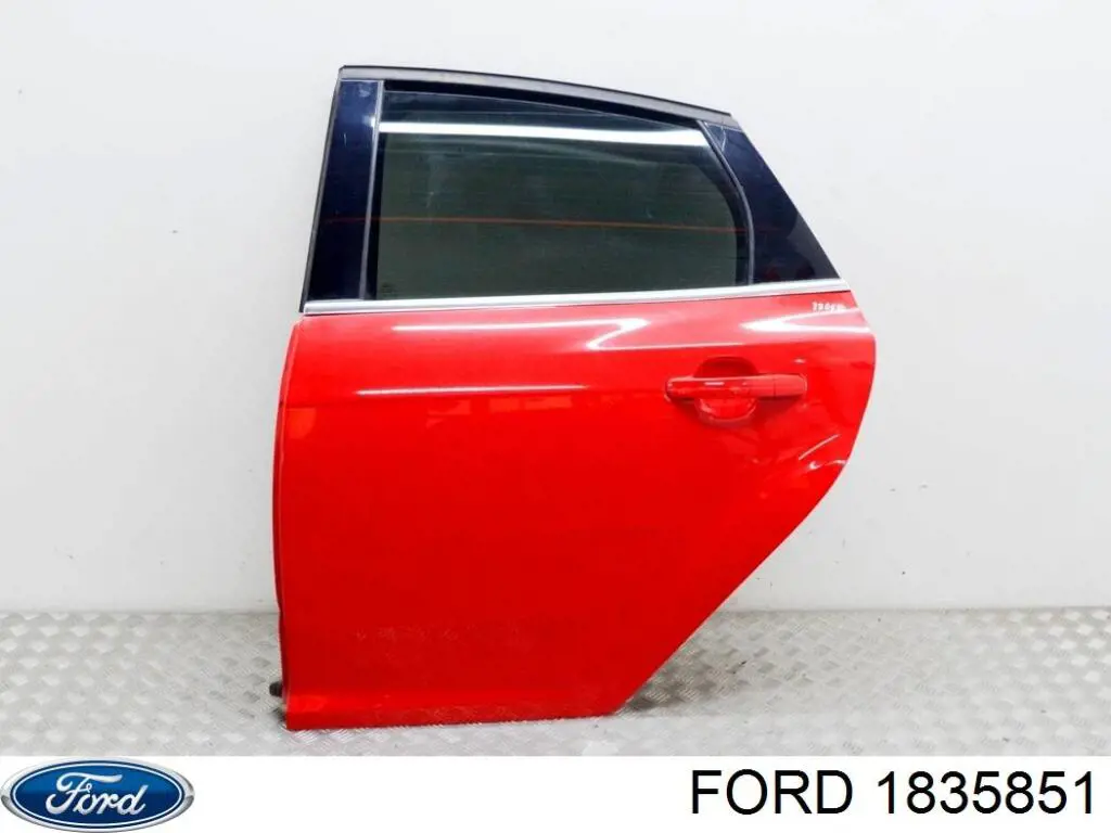Puerta trasera izquierda 2164166 Ford