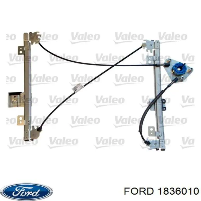 1836010 Ford mecanismo de elevalunas, puerta delantera izquierda