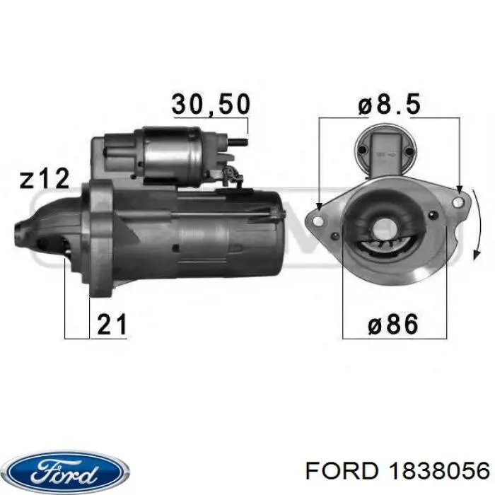 LRS03927 Lucas motor de arranque