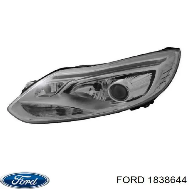 1838644 Ford faro izquierdo