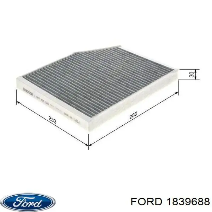 Filtro de cabina Ford 1839688 precio, desde 10,17 EUR