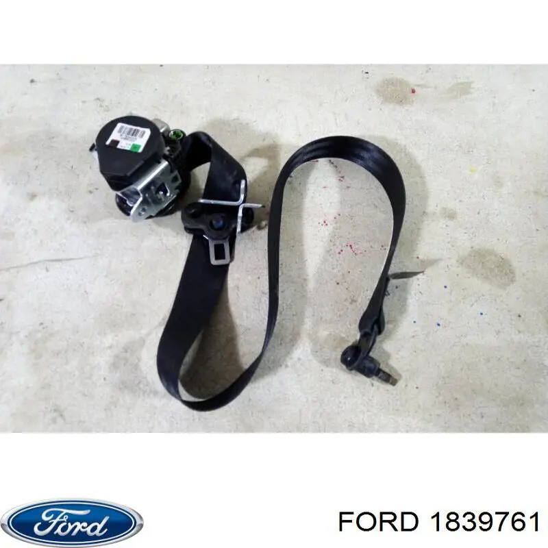 1839761 Ford Cinturón de seguridad delantero derecho