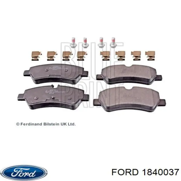 Comprar 1840037 Ford Pastillas de freno traseras