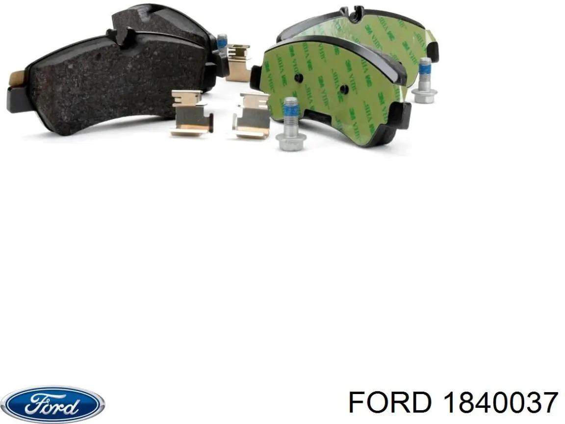 1840037 Ford Pastillas freno traseras