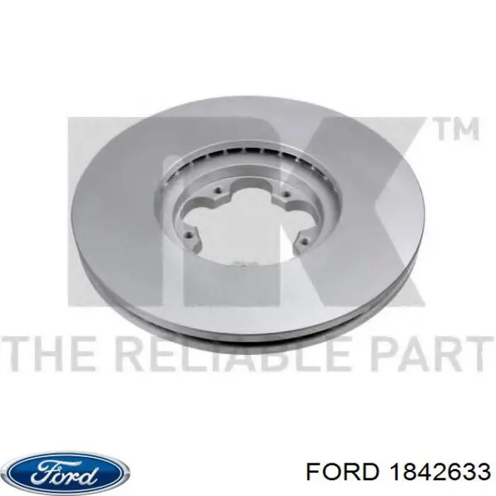 1842633 Ford freno de disco delantero